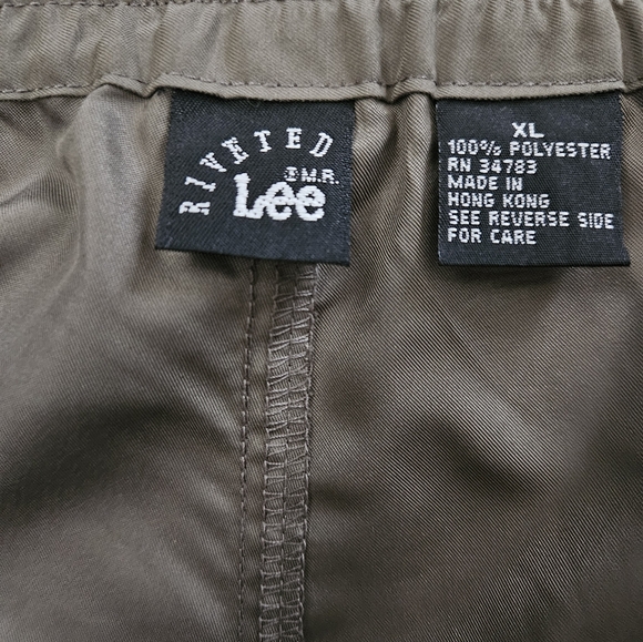 NWT - "Lee Riveted" "Olive" Green Drawstring Pants - Size XL - Vintage - Picture 9 of 9
